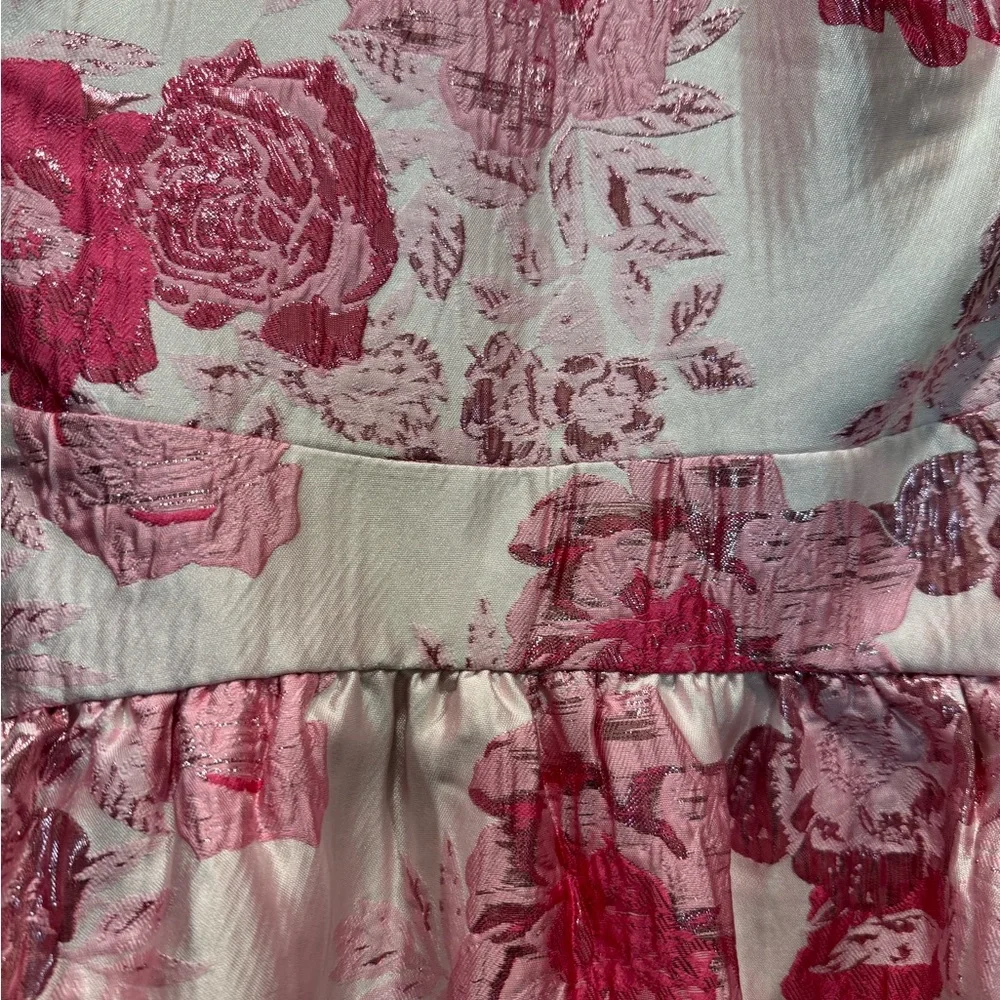NWT Pink Floral Halter Dress - Picture 7 of 14